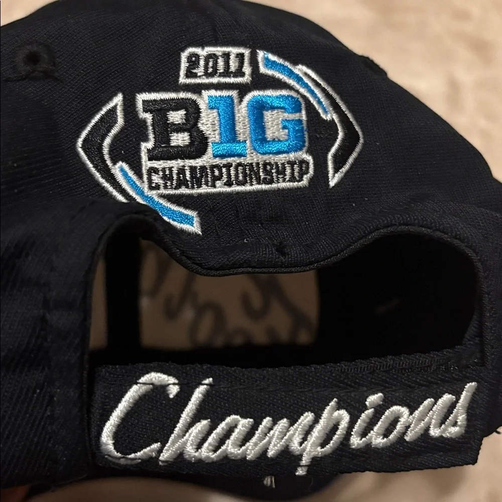 Wisconsin Badgers Hat 2011 Big Ten Champions Adjustable‎ Locker Room Edition Hat